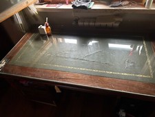 SCRIVANIA SCRITTOIO PORTA PC IN LEGNO VARIE FINITURE xUFFICIO STUDIO SALA  r