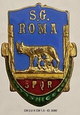 CALCIO SOCIETÀ GINNASTICA ROMA DISTINTIVO FOOTBALL CLUB PROD. G.PICCHIANI FI