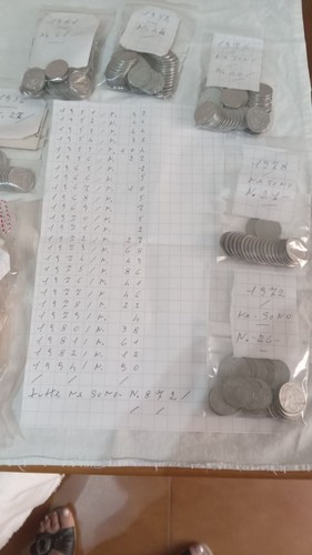 Monete lire italiane - monete,