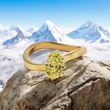 Anello in oro giallo 14 carati