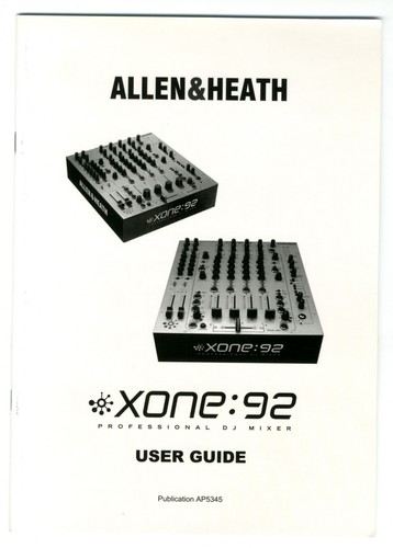 Allen heath xone - allen,