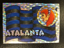 FIGURINA SUPERCALCIO PANINI 1997/98 BANDIERA ATALANTA n° 2 NUOVA CON VELINA