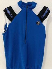 MAGLIA SMANICATO GILET CANOTTA ciclismo originale vintage team CASTELLI  tg L