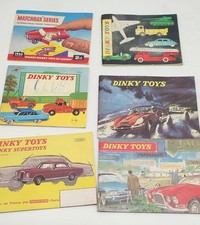 LOTTO DI 6 CATOLOGHI DINKY TOYS E MATCHBOX  VARIE CONDIZIONI