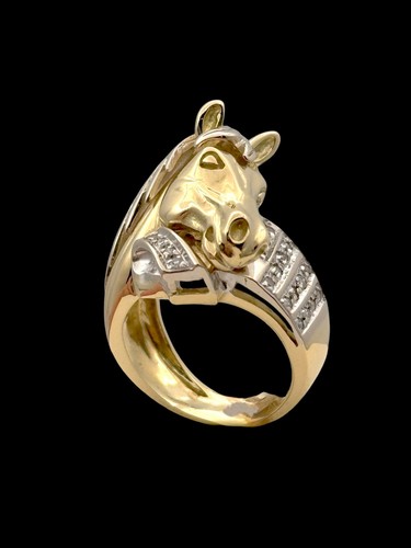Anello oro bianco - oro, 18