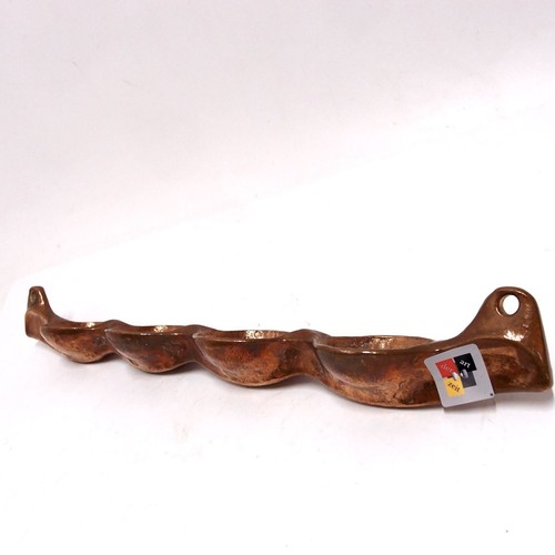 Candelabro brutalista bronzo