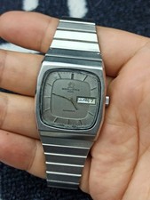 OROLOGIO TV ICONICO SOLVIL ET TITUS GENEVE AUTOMATICO ARGENTO QUADRATO MECCANISMO SVIZZERO