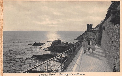 Cartolina genova nervi - cartolina,