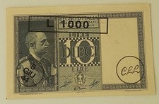 10 LIRE IMPERO SOVRASTAMPA