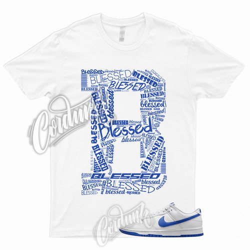 Dunk low white hyper royal - royal, t
