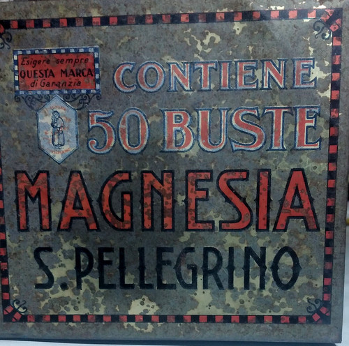 Antica scatola latta anni - antica,