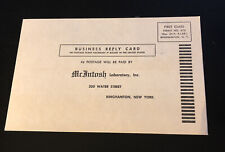 Cartolina d'epoca Mcintosh