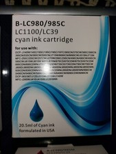 CARTUCCIA COMPATIBILE LC980 CIANO PER BROTHER DCP-197C o MFC-290C-SCADUTA