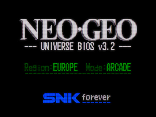 Unibios version neogeo aes - 3.2,