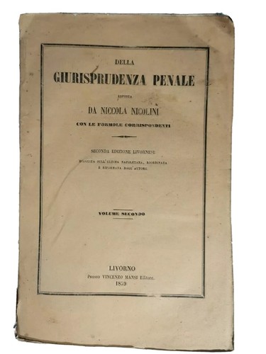 Della giurisprudenza penale - della,