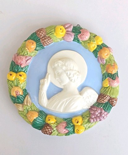 Bassorilievo tondo ceramica