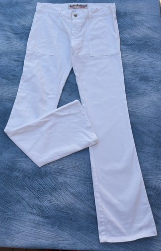 Pantaloni bianchi svasati john - pantaloni,