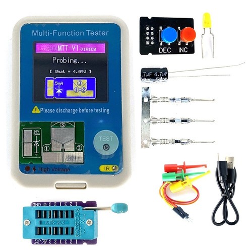 Mttv1 multimetro esr meter - multimetro, con