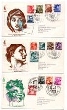 Michelangiolesca serie completa su FDC Venetia Consigliato