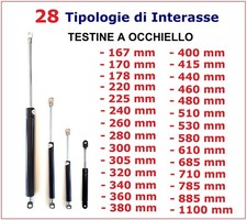 Pistone molla gas testine a - molla,