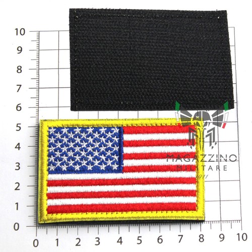 Patch bandiera usa velcrata - usa,