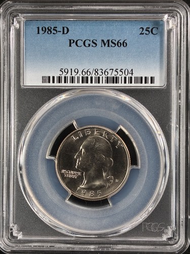 1985 25c washington - 1985-d,