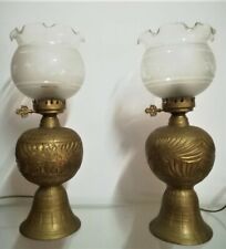 Coppia lampade in vetro e