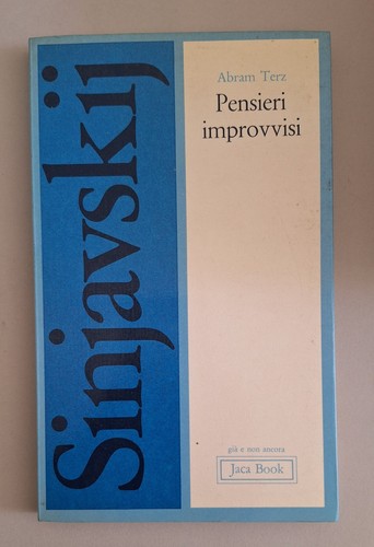 Abram terz pensieri improvvisi - pensieri,