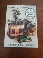 CATALOGO WALTRAUD BOLTZ BAYREUTH VECCHI GIOCATTOLI BAMBOLE TRENINI
