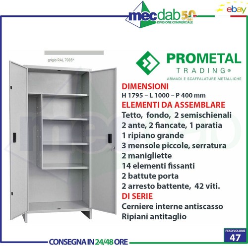 Armadio portascope metallo - portascope, in