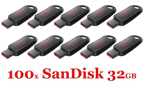 Lotto 100x sandisk cruzer snap - lotto,