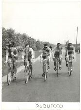 1954 DALMINE CICLISMO Allenamento pistard azzurri - Antonio MASPES Giuseppe OGNA