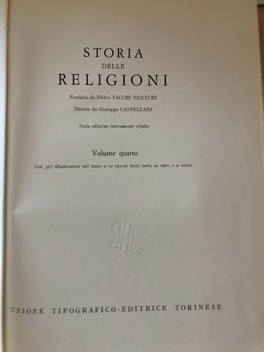 Libro storia delle religioni - storia,