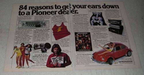 Pubblicità pioneer 1979 - pubblicità,