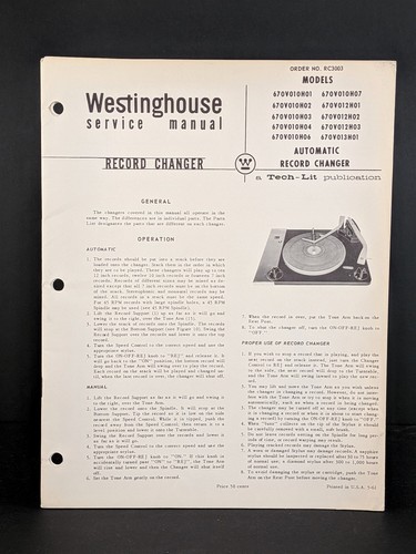 Westinghouse giradischi - westinghouse,