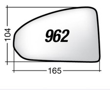 Per Audi TT da 2014 Vetro di