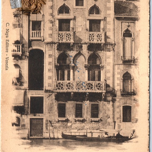 C1900 venezia italia palazzo - c1900, venezia,
