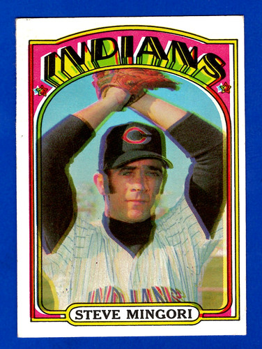 1972 topps 261 steve mingori - topps,