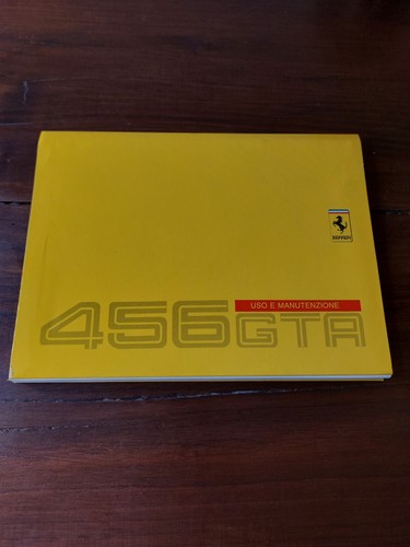 Ferrari 456 gta libretto - ferrari, e