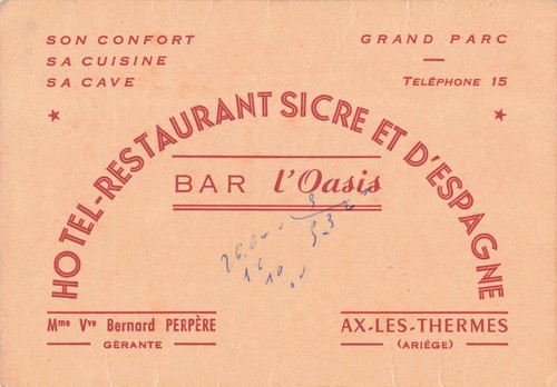 Vieux papier carte hotel - vieux,