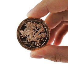 5 x 1 oz Anno del Drago 999