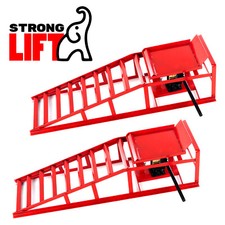 Rampa di accesso auto idraulica cric 2x5000kg rampa di carico 5T