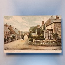 Niton Postcard 1908 High Street Horse Drawn Carriage Cottages Isle Of Wight