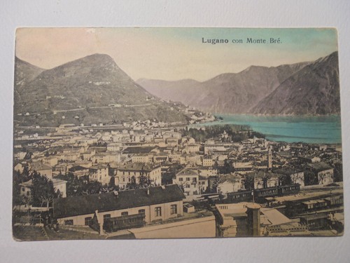 Cartolina lugano svizzera 1913 - svizzera,