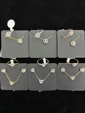 Set gioielli a forma di cuore