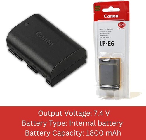 Batterie canon lpe6 e6 - batterie, lp-e6