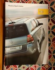 Depliant brochure Opel Zafira