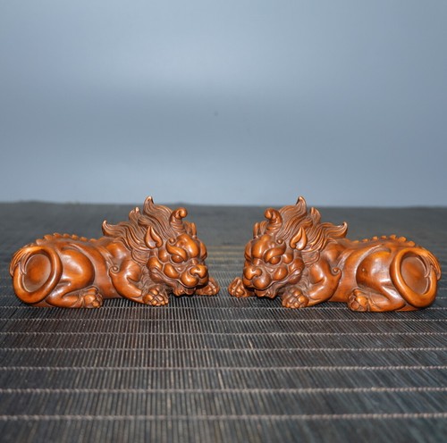 Coppia statue qilin - coppia,