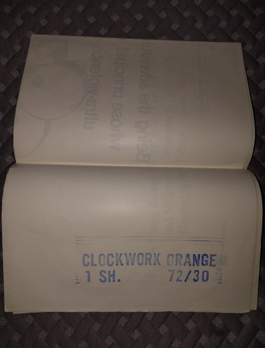 Clockwork orange originale - a,