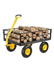 VEVOR Carrello da Giardino in Acciaio Capacità 544,31 kg Pneumatici da 330,2 mm